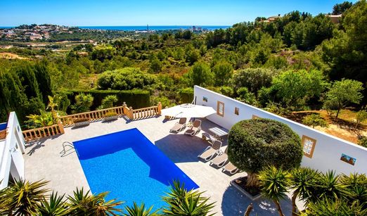 Views villa scina calpe